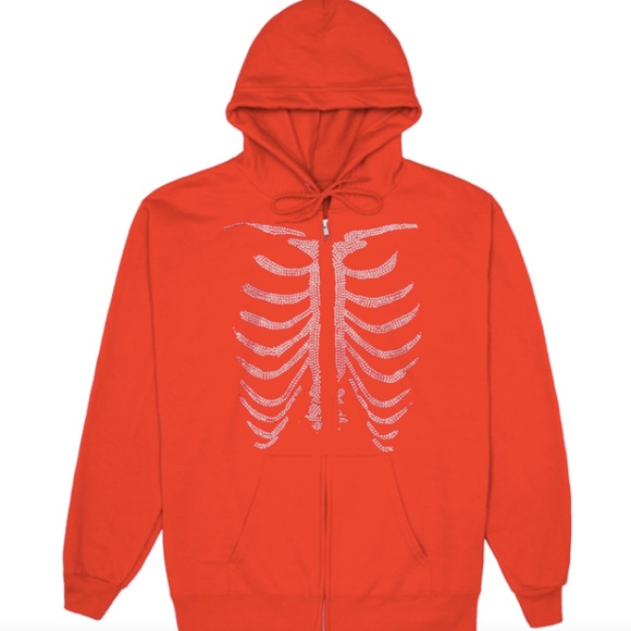 Bones Rhinestone Hoodie